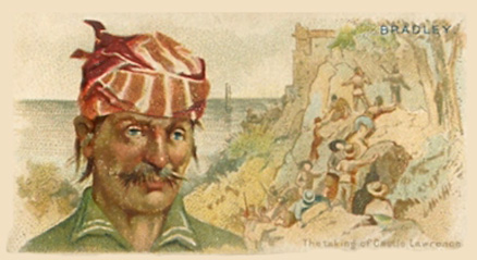 1888 Allen & Ginter Pirates of the Spanish Main Bradley #38 Non-Sports Card