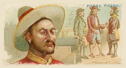 1888 Allen & Ginter Pirates of the Spanish Main Pierre Picard #40 Non-Sports Card