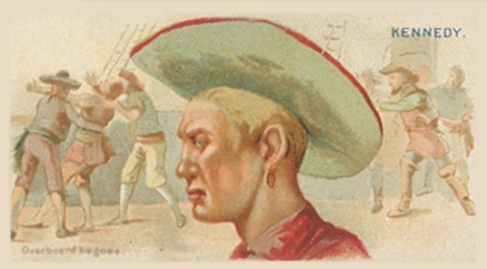 1888 Allen & Ginter Pirates of the Spanish Main Kennedy #46 Non-Sports Card