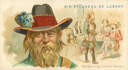 1888 Allen & Ginter Pirates of the Spanish Main Sir Raveneau De Lussan #47 Non-Sports Card