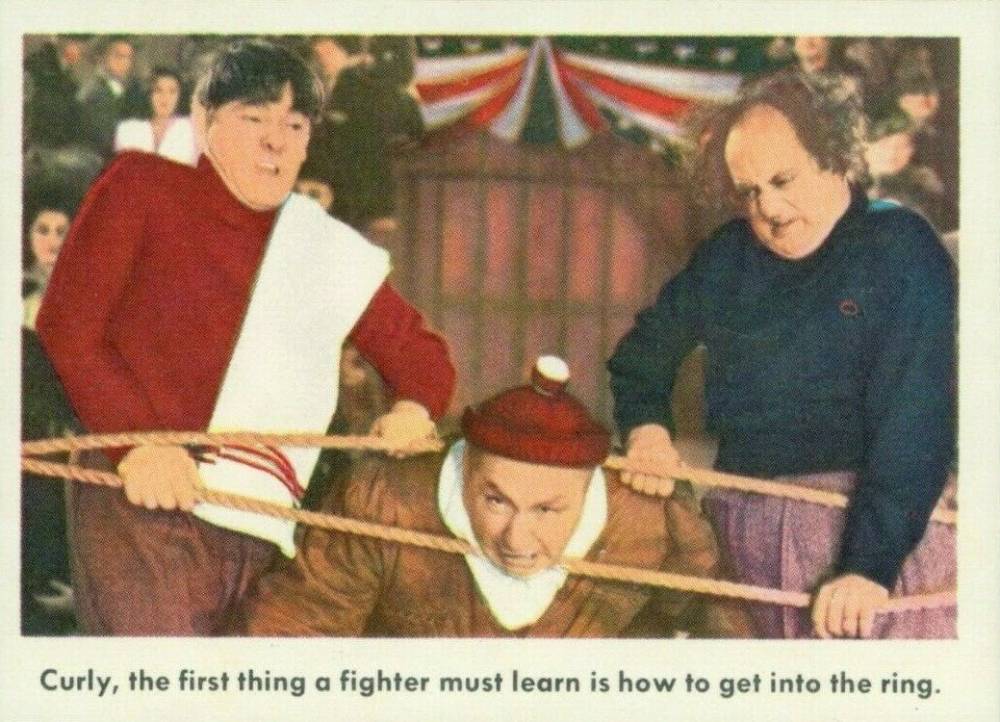 1959 The 3 Stooges Curly, the First Thing A Fighter Must... #63 Non-Sports Card