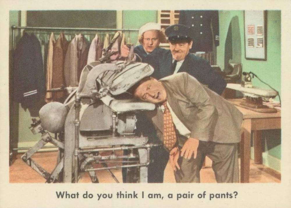 1959 The 3 Stooges What Do You Think I Am, A Pair Of Pants? #22 Non-Sports Card