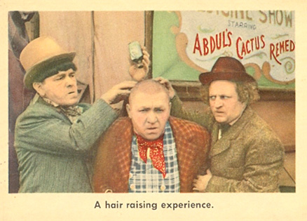 1959 The 3 Stooges A Hair Raising Experience #42 Non-Sports Card
