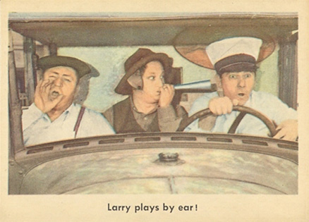 1959 The 3 Stooges Larry Plays By Ear! #48 Non-Sports Card