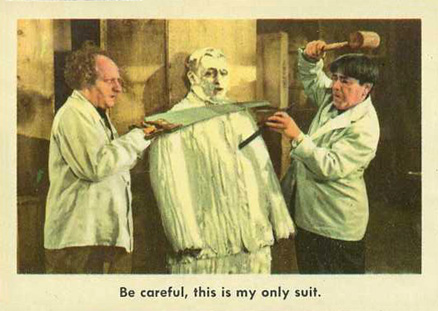 1959 The 3 Stooges Be Careful, This Is My Only Suit #51 Non-Sports Card