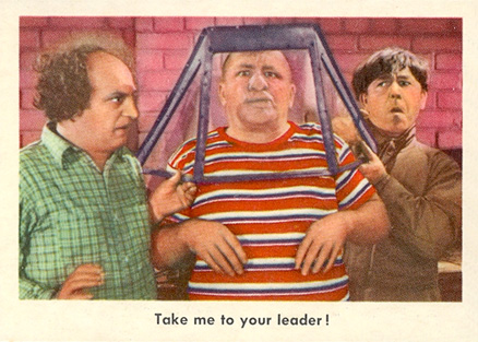 1959 The 3 Stooges Take Me To Your Leader! #75 Non-Sports Card