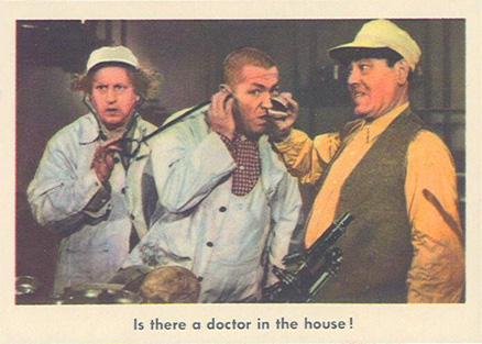 1959 The 3 Stooges Is There A Doctor In The House! #83 Non-Sports Card