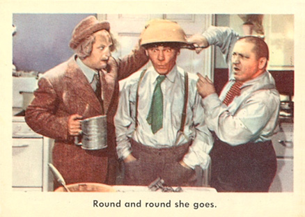 1959 The 3 Stooges Round And Round She Goes #86 Non-Sports Card