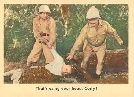 1959 The 3 Stooges That's Using Your Head, Curly! #91 Non-Sports Card