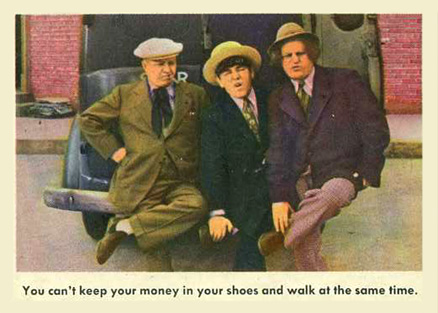 1959 The 3 Stooges You Can't Keep Your Money...-Checklist #16c Non-Sports Card