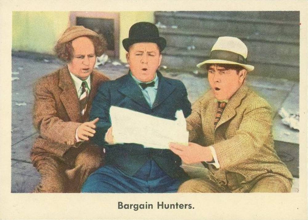 1959 The 3 Stooges Bargain Hunters. #31 Non-Sports Card