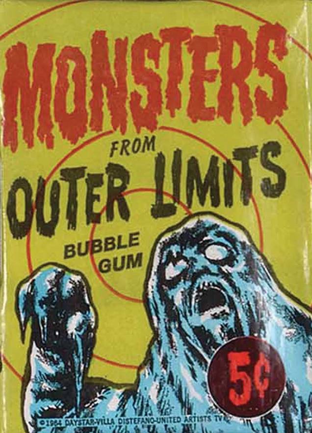OUTER LIMITS bubblegum cards by Topps from 1964 you choose the cards you want 