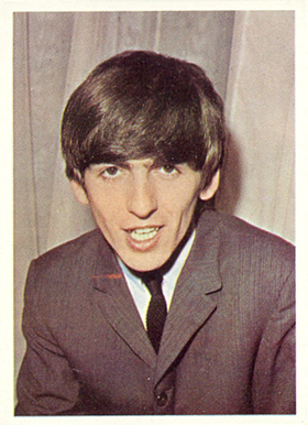 1964 Beatles Color Meet George Harrison #3 Non-Sports Card