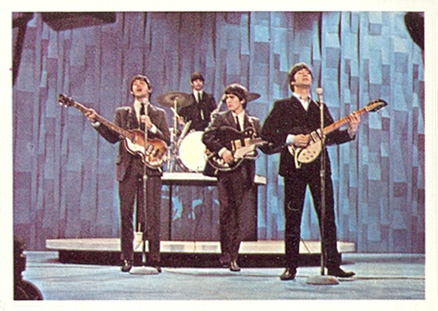 1964 Beatles Color Beatles performing #17 Non-Sports Card