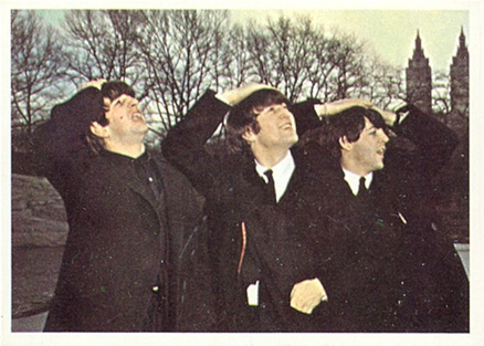 1964 Beatles Color Ringo, John and paul #48 Non-Sports Card