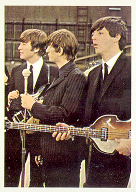 1964 Beatles Color John, Ringo and Paul interview #60 Non-Sports Card