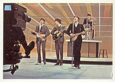 1964 Beatles Color Beatles performing #61 Non-Sports Card