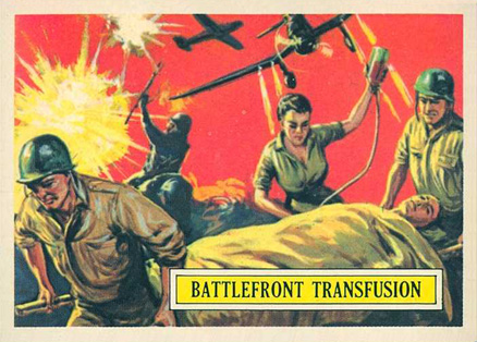1965 Topps Battle Battlefront transfusion #31 Non-Sports Card