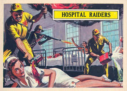1965 Topps Battle Hospital raiders #41 Non-Sports Card