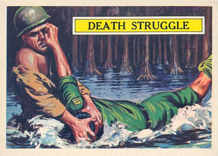 1965 Topps Battle Death struggle #49 Non-Sports Card