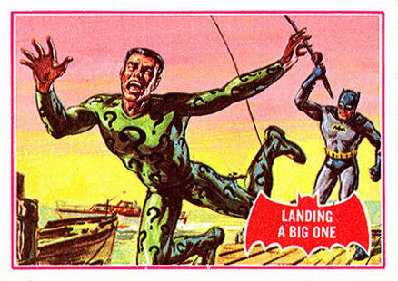 1966 Batman A Series Landing a Big One #11A Non-Sports Card