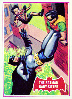 1966 Batman A Series The Batman Baby Sitter #34A Non-Sports Card