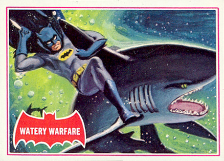 1966 Batman A Series Watery Warfare #37A Non-Sports Card
