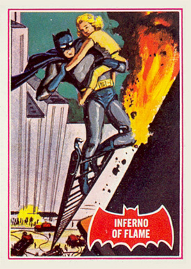 1966 Batman A Series Inferno of Flame #40A Non-Sports Card