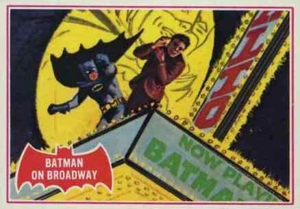 1966 Batman A Series Batman on Broadway #44A Non-Sports Card