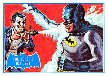 1966 Batman B Series Puzzle Back The Joker's Icy Jest #1B Non-Sports Card