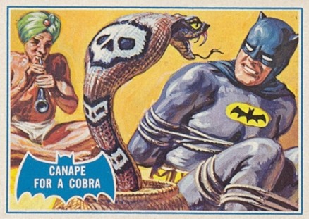 1966 Batman B Series Puzzle Back Canape for a Cobra #6B Non-Sports Card