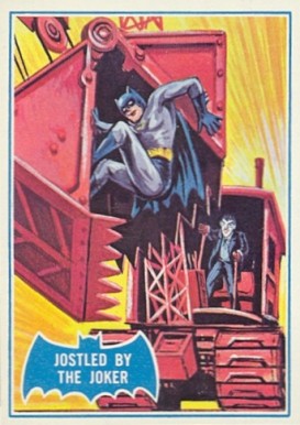 1966 Batman B Series Puzzle Back Jostled by the Joker #30B Non-Sports Card