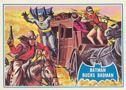 1966 Batman B Series Puzzle Back Batman Bucks Badman #31B Non-Sports Card