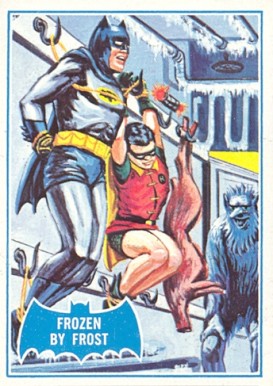 1966 Batman B Series Puzzle Back Frozen by Frost #32B Non-Sports Card