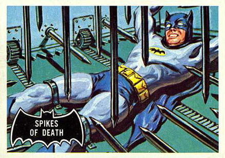 1966 Topps Batman Spikes of Death #17 Non-Sports Card