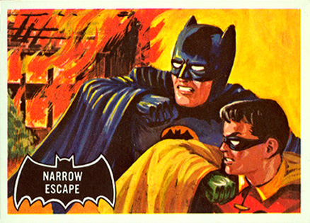 1966 Topps Batman Narrow Escape #21 Non-Sports Card