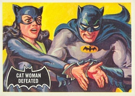 1966 Topps Batman Cat Woman Defeated #35 Non-Sports Card