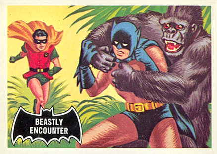 1966 Topps Batman Beastly Encounter #50 Non-Sports Card