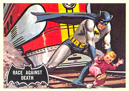 1966 Topps Batman Race against Death #53 Non-Sports Card