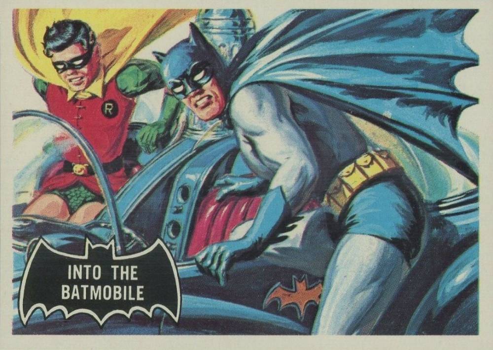 1966 Topps Batman Black Bat #49 Decoy Vintage Non-Sports Card 