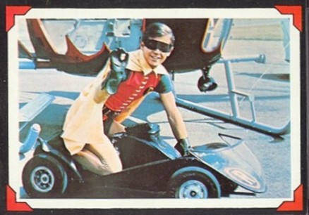 1966 Batman Riddler Back Boy Wonder's Bat-Cart #23 Non-Sports Card