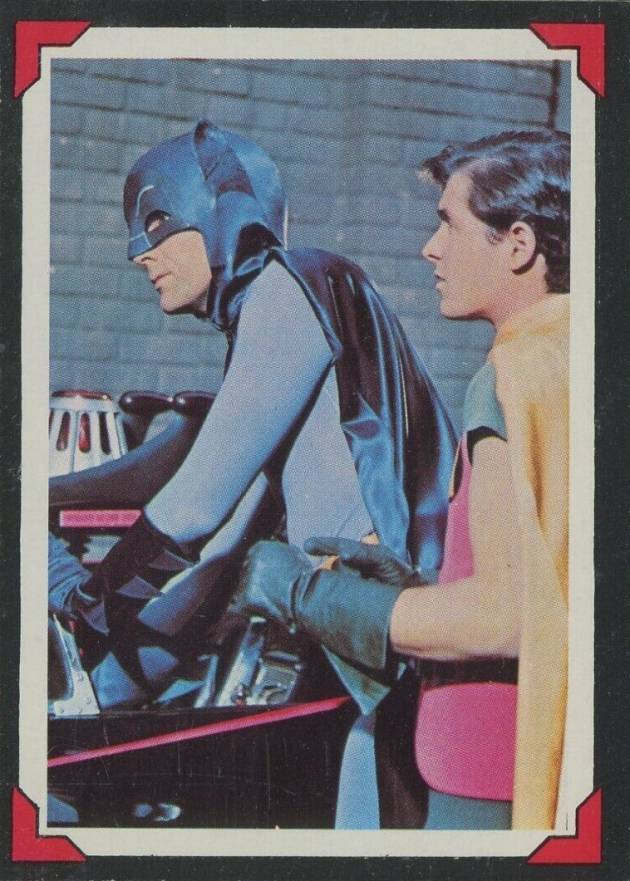 1966 Batman Riddler Back Batmobile Breakdown #9 Non-Sports Card