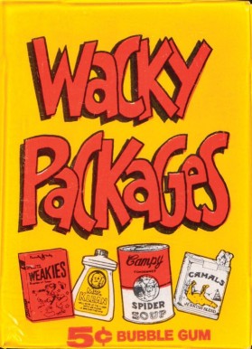 1967 Topps Wacky Packs Die-Cuts Wax Pack #WP Non-Sports Card