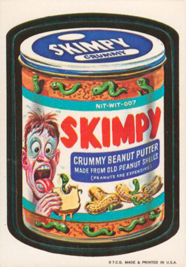 1973 Topps Wacky Packs 1st Series Skimpy # Non-Sports Card