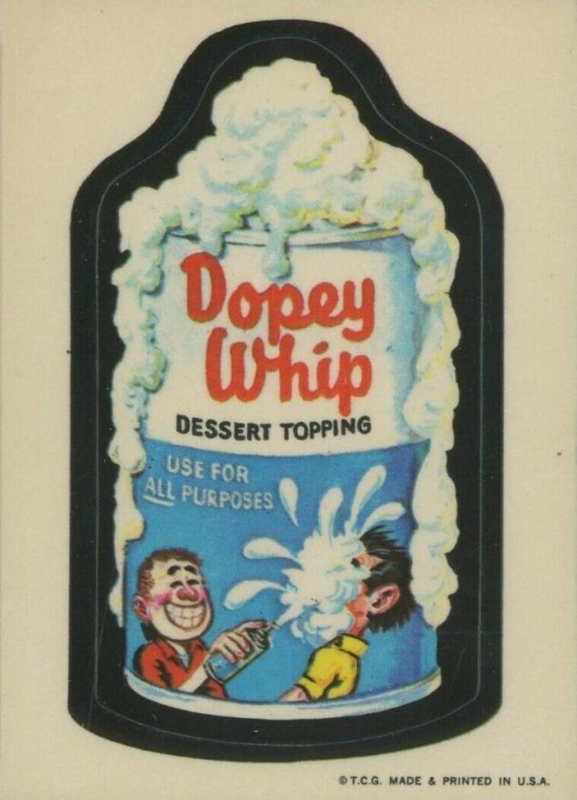 1973 Topps Wacky Packs 1st Series Dopey Cream # Non-Sports Card