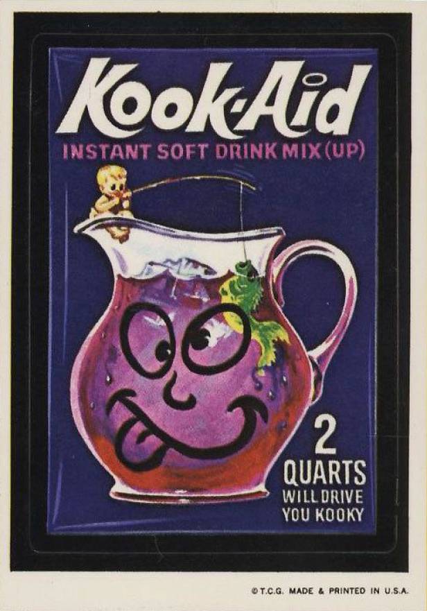 1973 Topps Wacky Packs 1st Series Kook-Aid # Non-Sports Card