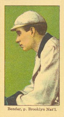 1915 General Baking Co. Bender, p. Brooklyn Nat'l. # Baseball Card
