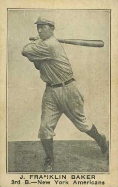 1922 Strip Card J. Franklin Baker #5 Baseball Card