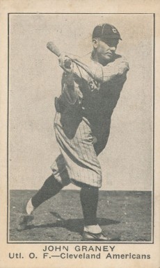 1922 Strip Card John Graney # Baseball Card