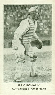 1922 Strip Card Ray Schalk # Baseball Card